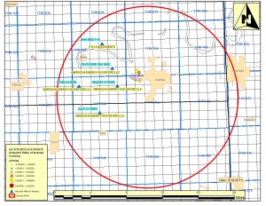 Wells of Interest Cushing 9-18-2015